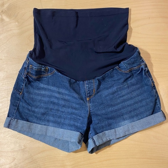 S.O.N.G. Pants - S.O.N.G. Maternity Jean Shorts XL (JW)